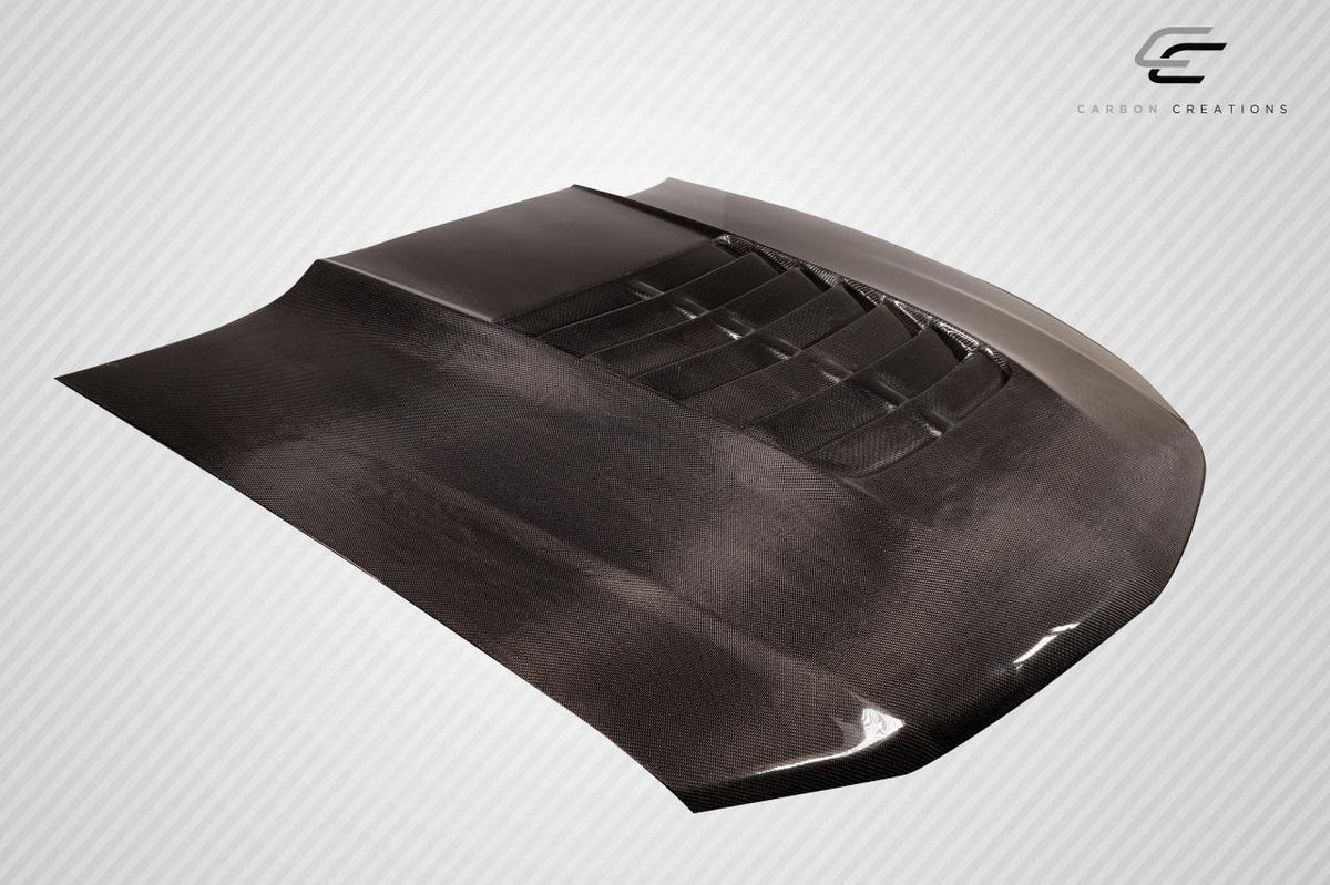 2010-2012 Ford Mustang GT500 V2 Hood - 1 piece, Carbon Fiber - view 3