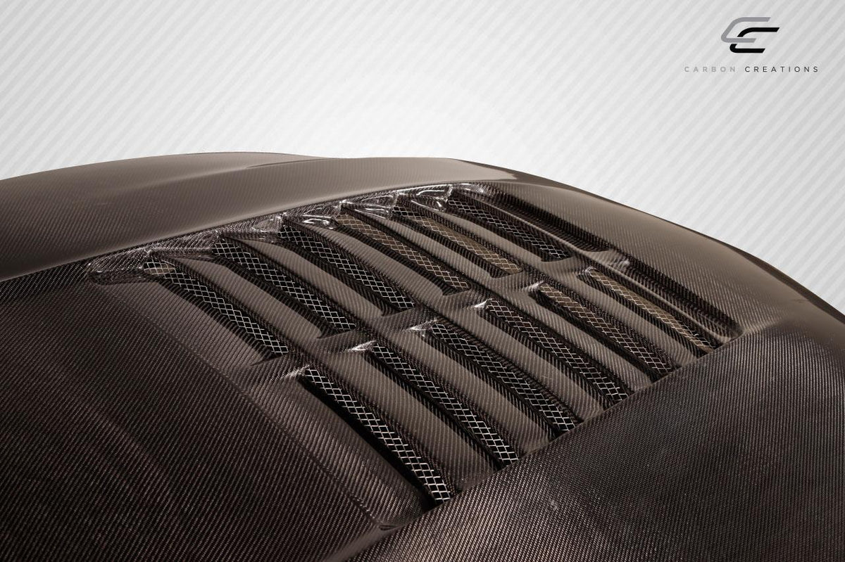 2010-2012 Ford Mustang GT500 V2 Hood - 1 piece, Carbon Fiber - view 6