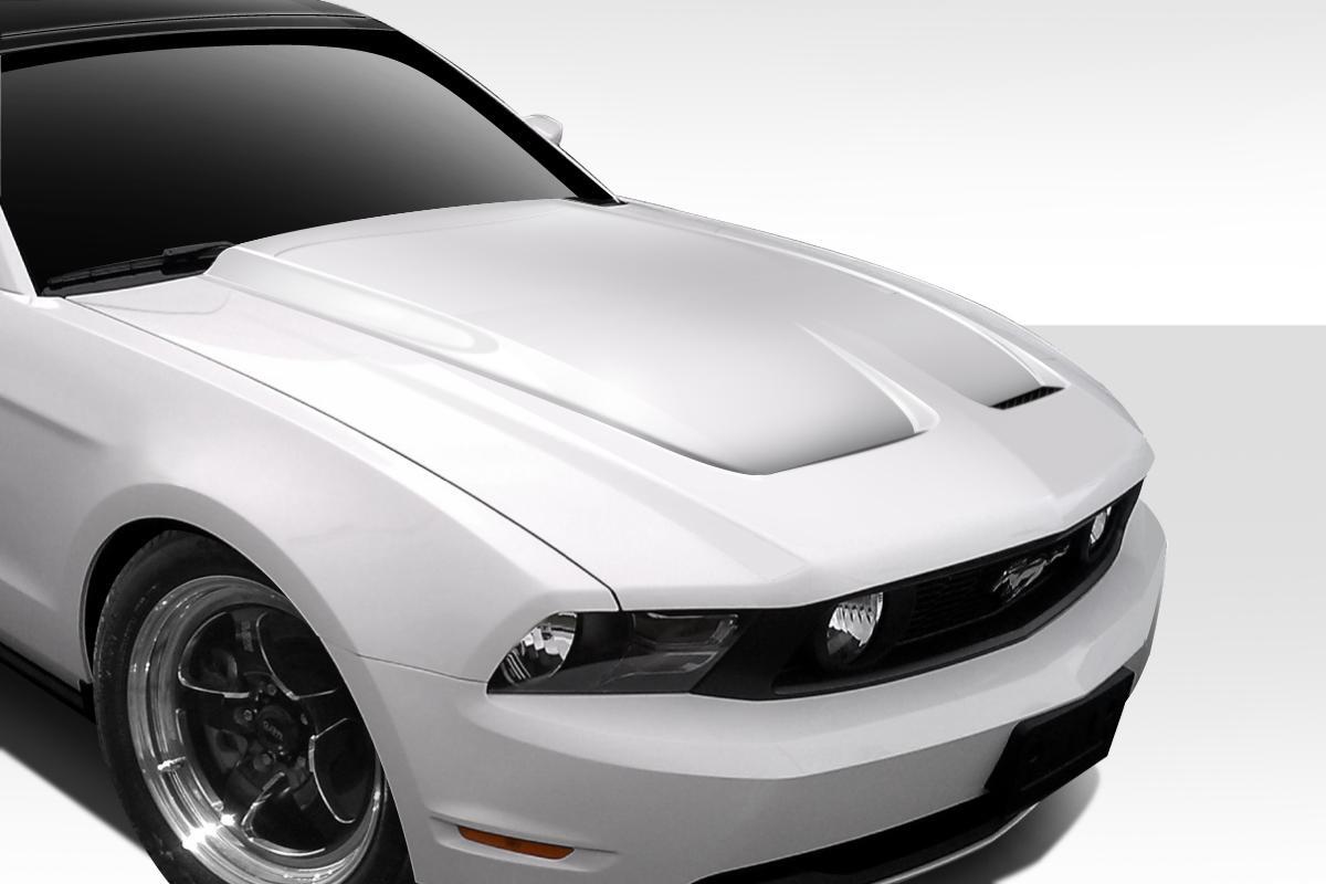 2010-2012 Ford Mustang CVX Version 4 Hood, Fiberglass - view 1
