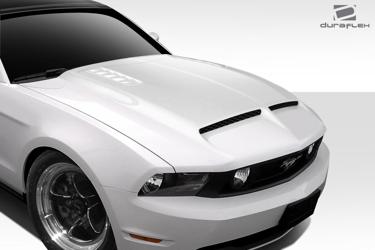 2010-2012 Ford Mustang CVX Version 6 Hood, Fiberglass - view 2