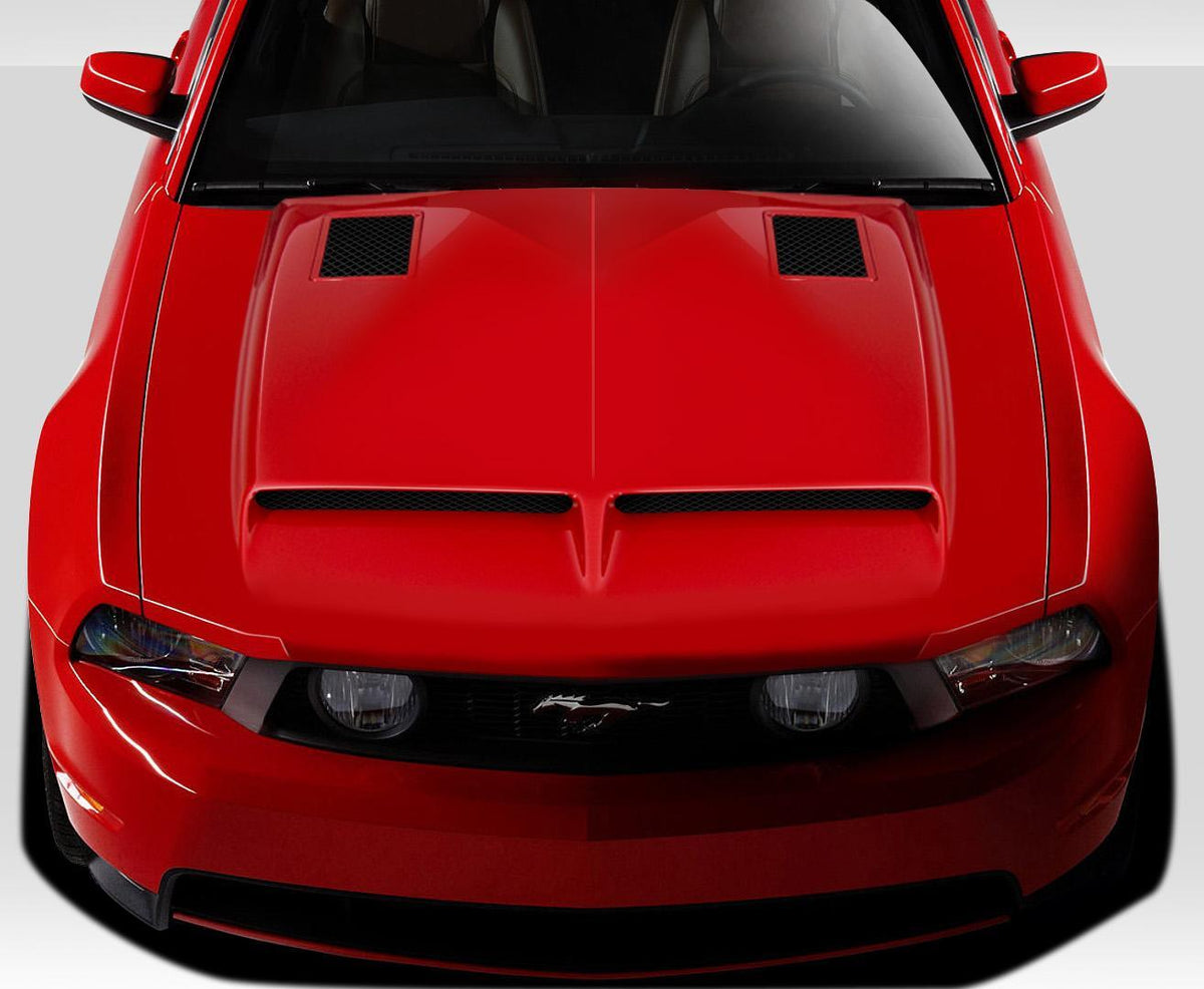 2010-2012 Ford Mustang GT500 Hood, Fiberglass - view 1