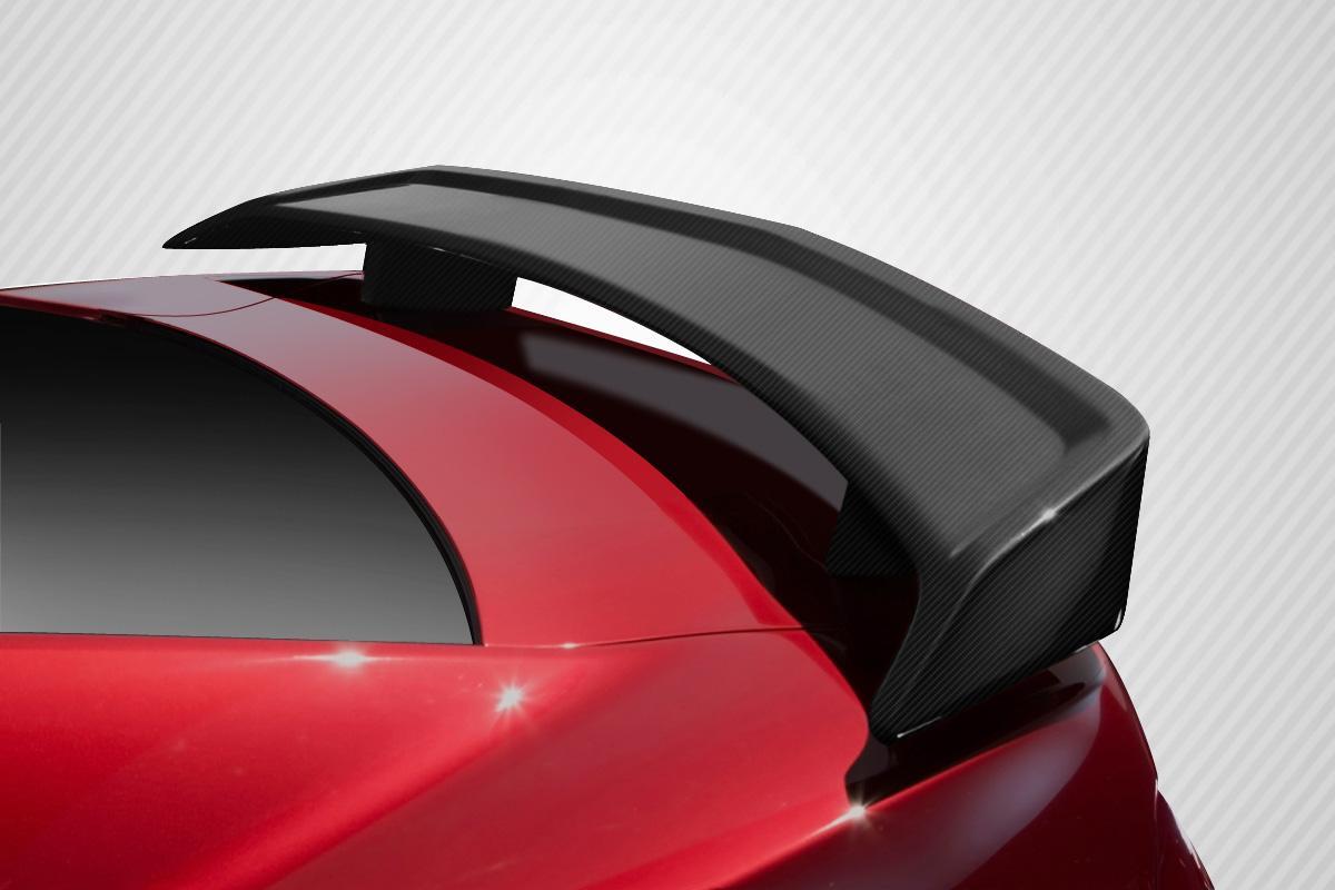 2010-2013 Chevrolet Camaro High Wing Trunk Lid Spoiler, Carbon Fiber - view 1