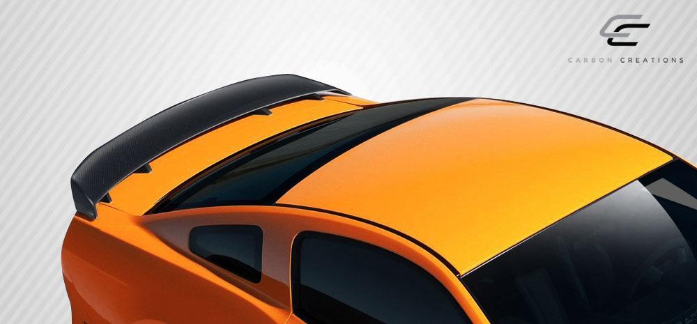 2010-2014 Ford Mustang Boss Look Wing Spoiler, Carbon Fiber - view 2