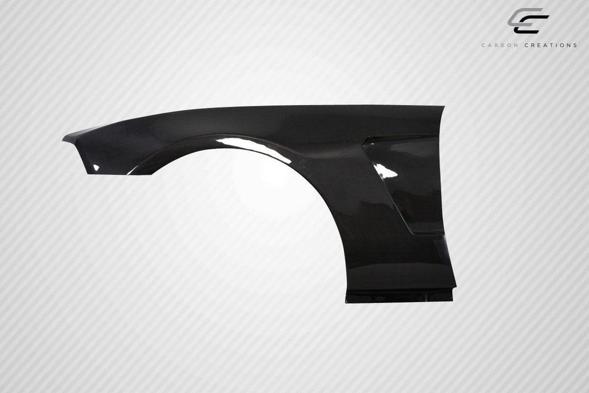 2010-2014 Ford Mustang GT350 V2 Look Front Fenders, Carbon Fiber - view 5