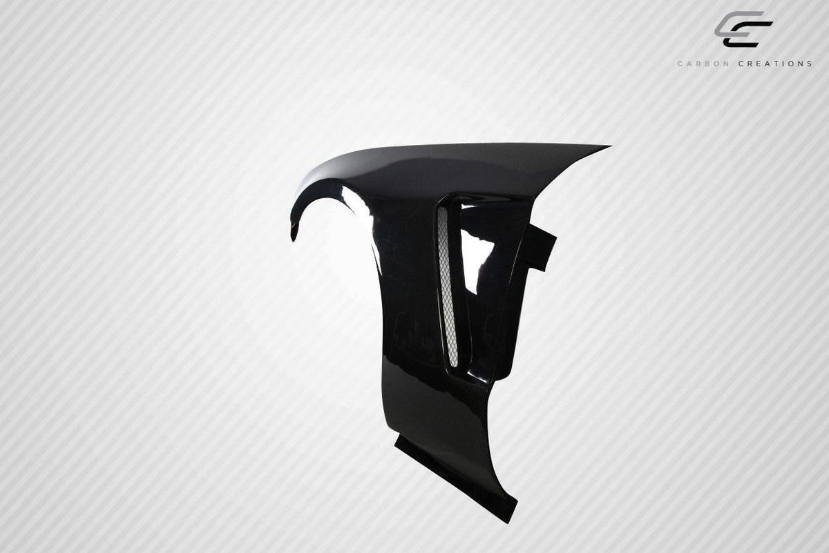 2010-2014 Ford Mustang GT350 V2 Look Front Fenders, Carbon Fiber - view 6