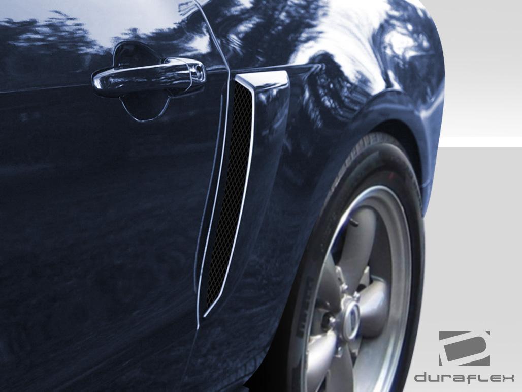 2010-2014 Ford Mustang Boss Look Side Scoops, Fiberglass - view 2