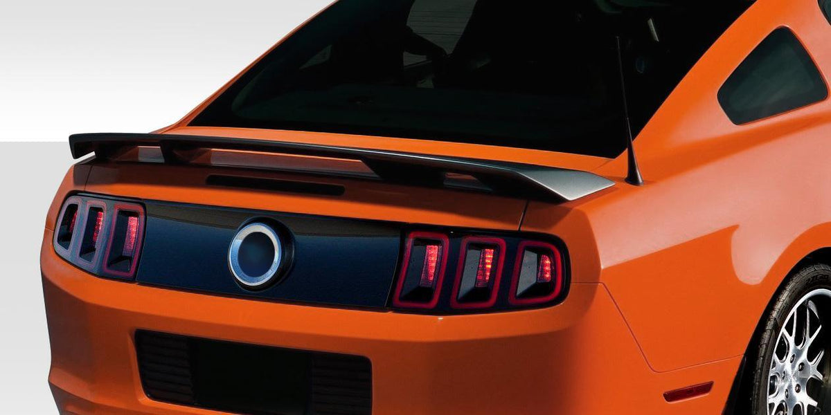 2010-2014 Ford Mustang Boss Look Wing Spoiler, Fiberglass - view 1