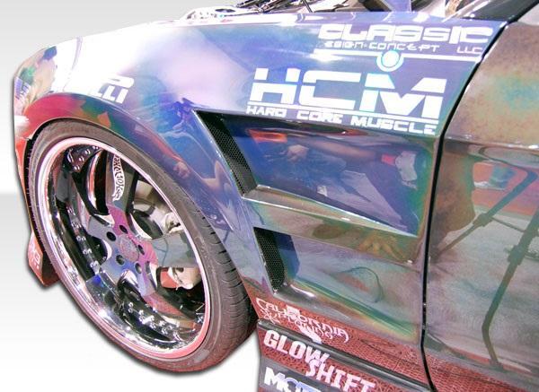 2010-2014 Ford Mustang Circuit Fenders, Fiberglass - view 1