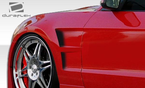 2010-2014 Ford Mustang Circuit Fenders, Fiberglass - view 2