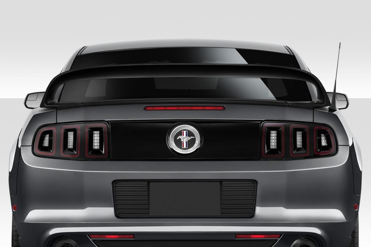 2010-2014 Ford Mustang GT350 Look Rear Wing Spoiler, Fiberglass - view 1