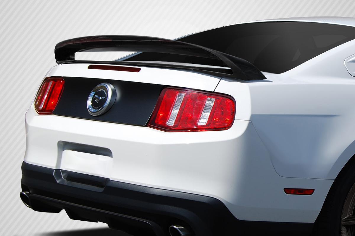 2010-2014 Ford Mustang GT350 Look Rear Wing Spoiler, Fiberglass - view 2