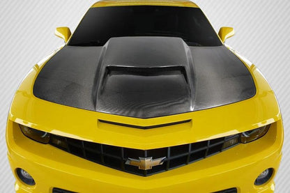 2010-2015 Chevrolet Camaro DriTech Viper Hood, Carbon Fiber - view 1