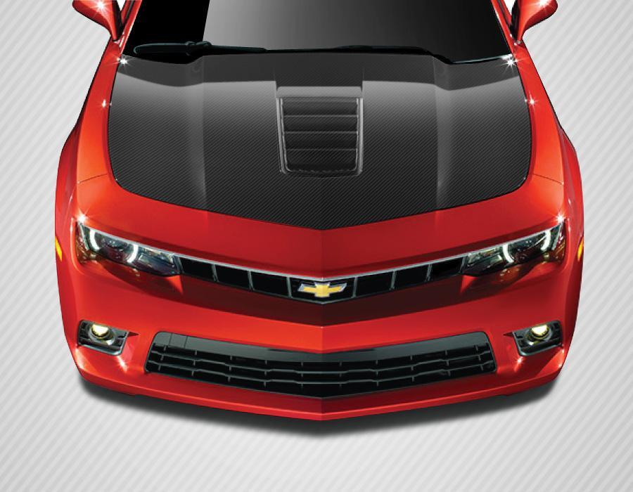 2010-2015 Chevrolet Camaro Dritech Z28 Look Hood, Carbon Fiber - view 1