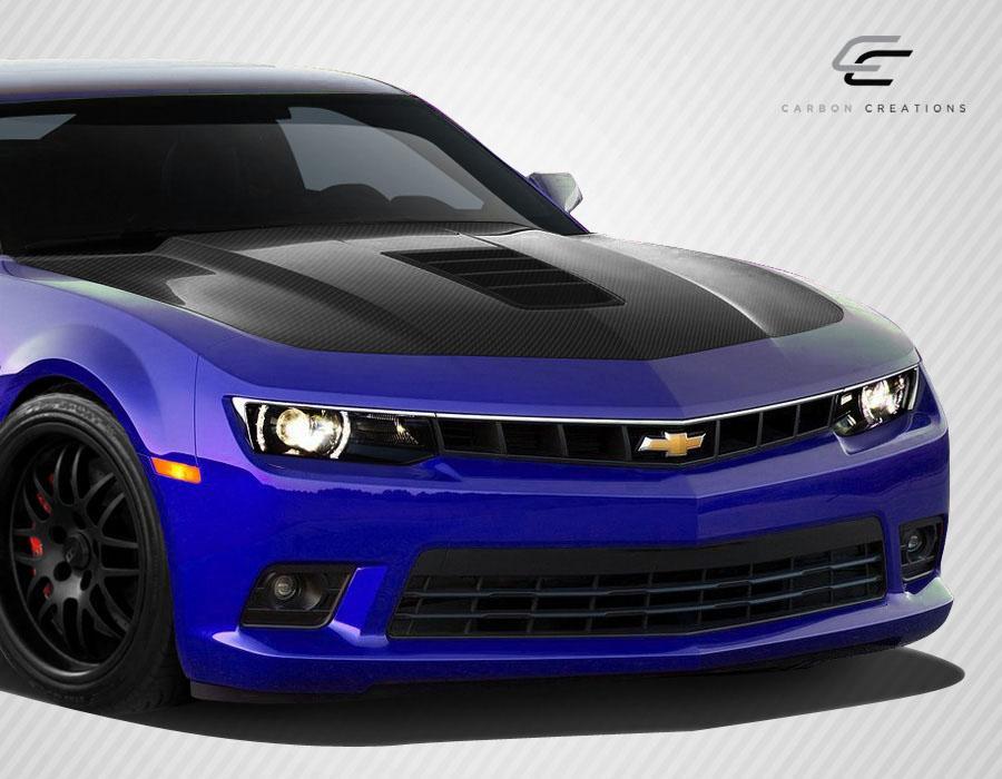 2010-2015 Chevrolet Camaro Dritech Z28 Look Hood, Carbon Fiber - view 2