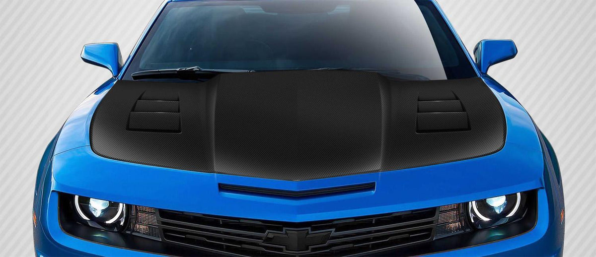 2010-2015 Chevrolet Camaro TS-1 Hood, Carbon Fiber - view 1