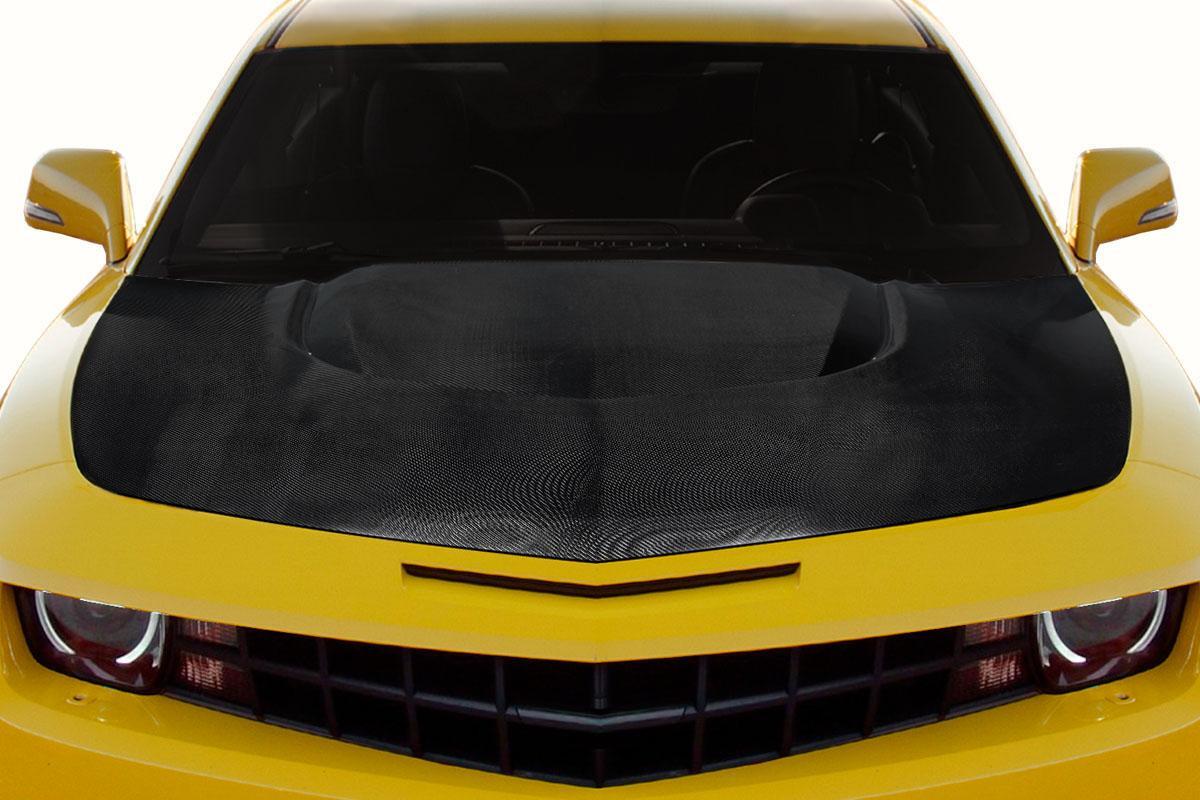 2010-2015 Chevrolet Camaro ZL1 Version 2 Hood, Carbon Fiber - view 1