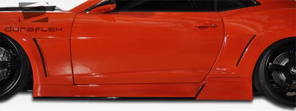 2010-2015 Chevrolet Camaro Circuit Wide Body Side Skirts Rocker - view 2
