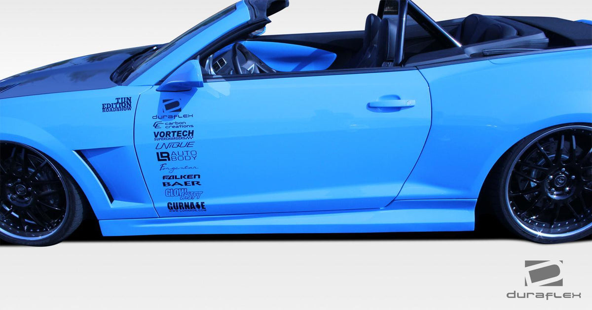2010-2015 Chevrolet Camaro Tjin Edition Side Skirts Rocker Panels - view 3