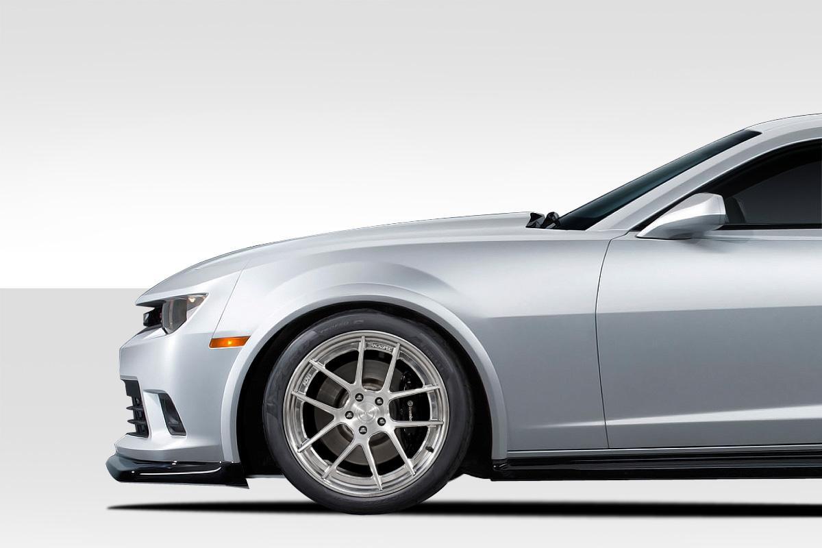 2010-2015 Chevrolet Camaro Z28 Look Front Fender Flares, Fiberglass - view 1