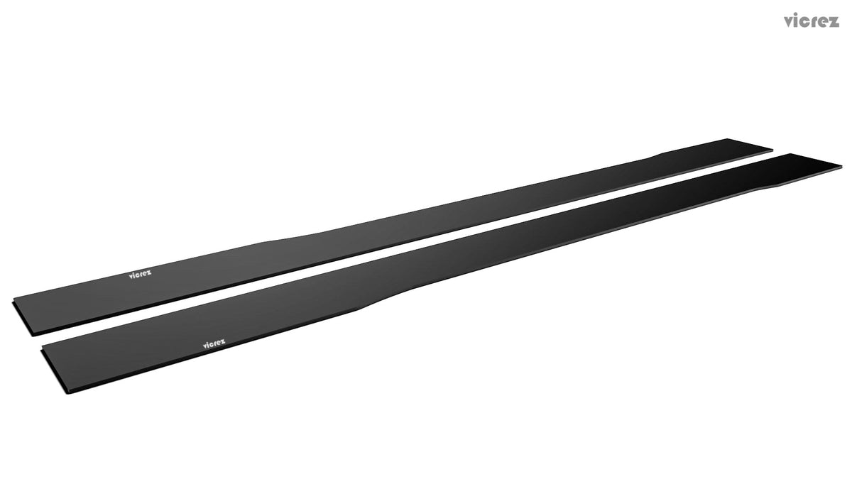2010-2015 Chevrolet Camaro Side Skirt Splitters, ABS