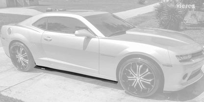 2010-2015 Chevrolet Camaro Side Skirt Splitters, ABS - view 3