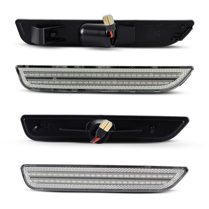 2010-2014 Ford Mustang Clear White LED Side Markers