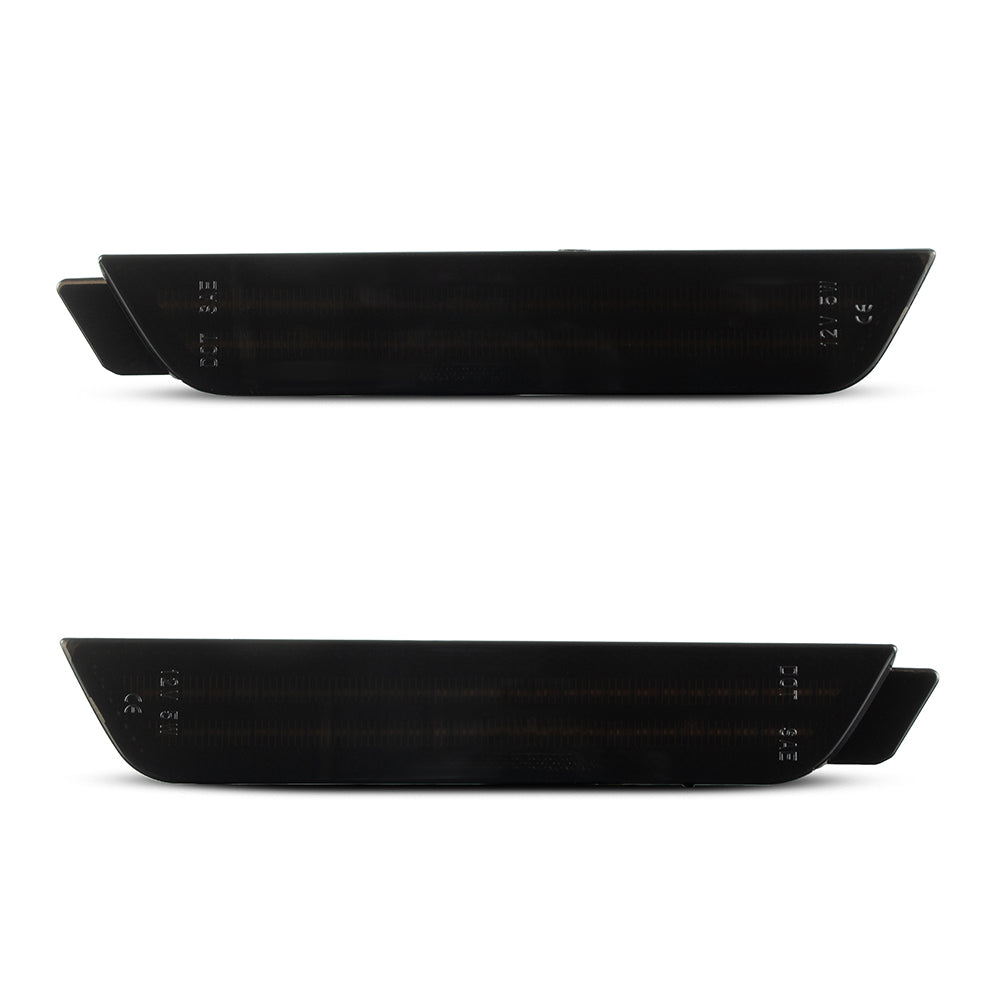 2010-2015 Chevrolet Camaro Smoked White LED Side Markers Set