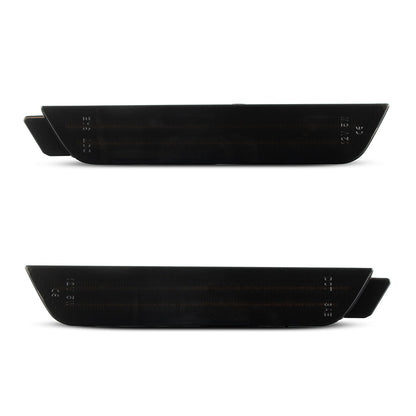 2010-2015 Chevrolet Camaro Smoked White LED Side Markers Set