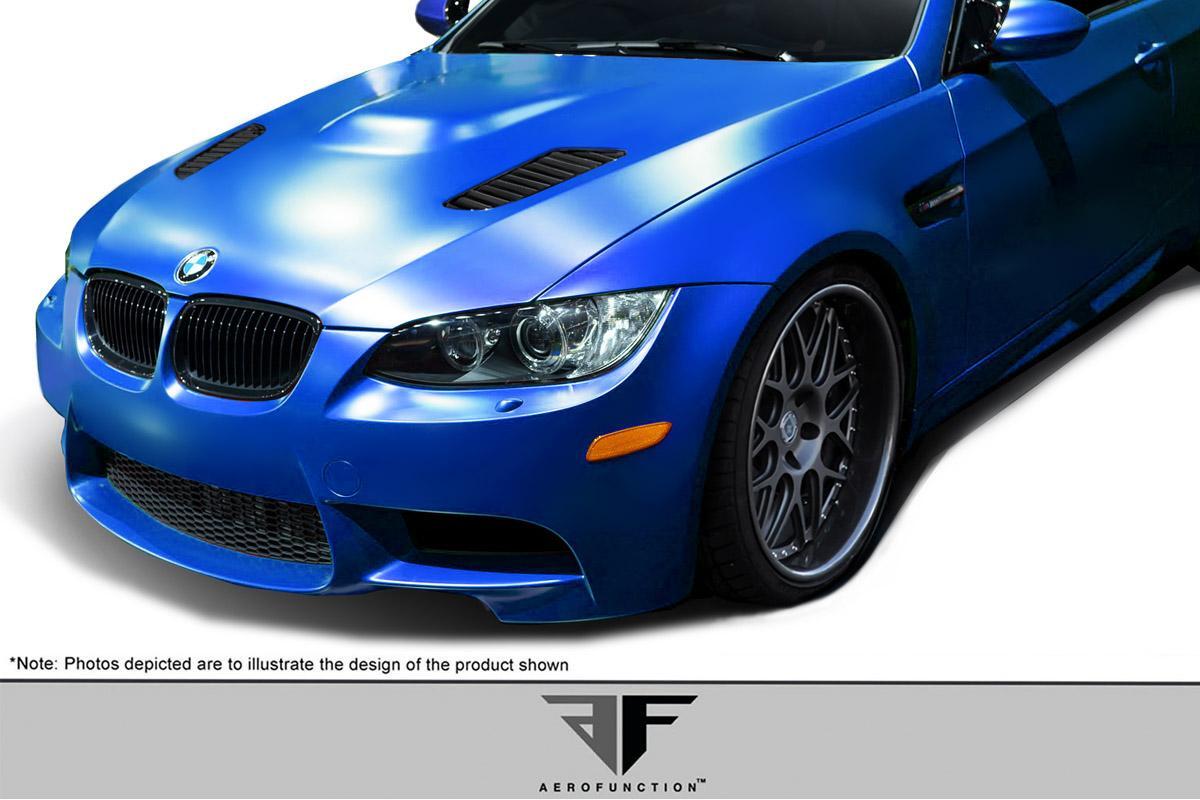 2011-2013 BMW 3 Series E92 2DR E93 Convertible AF-1 Hood, Fiberglass - view 2