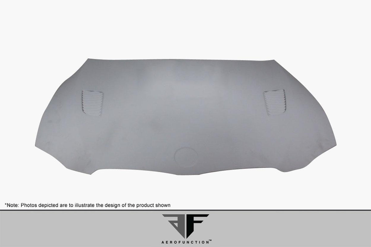 2011-2013 BMW 3 Series E92 2DR E93 Convertible AF-1 Hood, Fiberglass - view 5