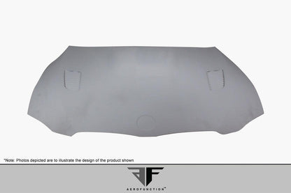 2011-2013 BMW 3 Series E92 2DR E93 Convertible AF-1 Hood, Fiberglass - view 5