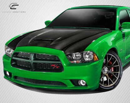 2011-2014 Dodge Charger DriTech SRT2 Hood, Carbon Fiber - view 2