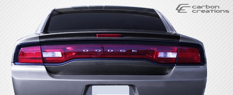 2011-2014 Dodge Charger OEM Look Trunk, Carbon Fiber - view 3