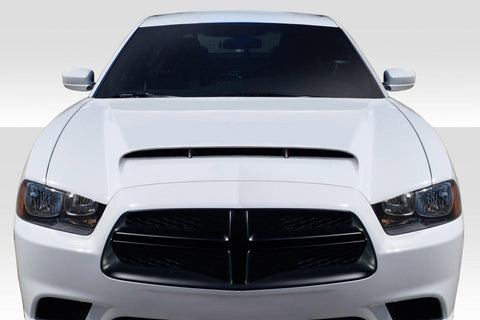 2011-2014 Dodge Charger Duraflex Demon Look Hood - 1 Piece