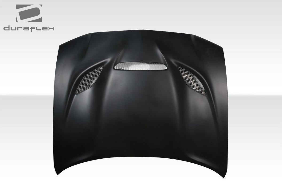 2011-2014 Dodge Charger Hellcat Look Hood, Fiberglass - view 3