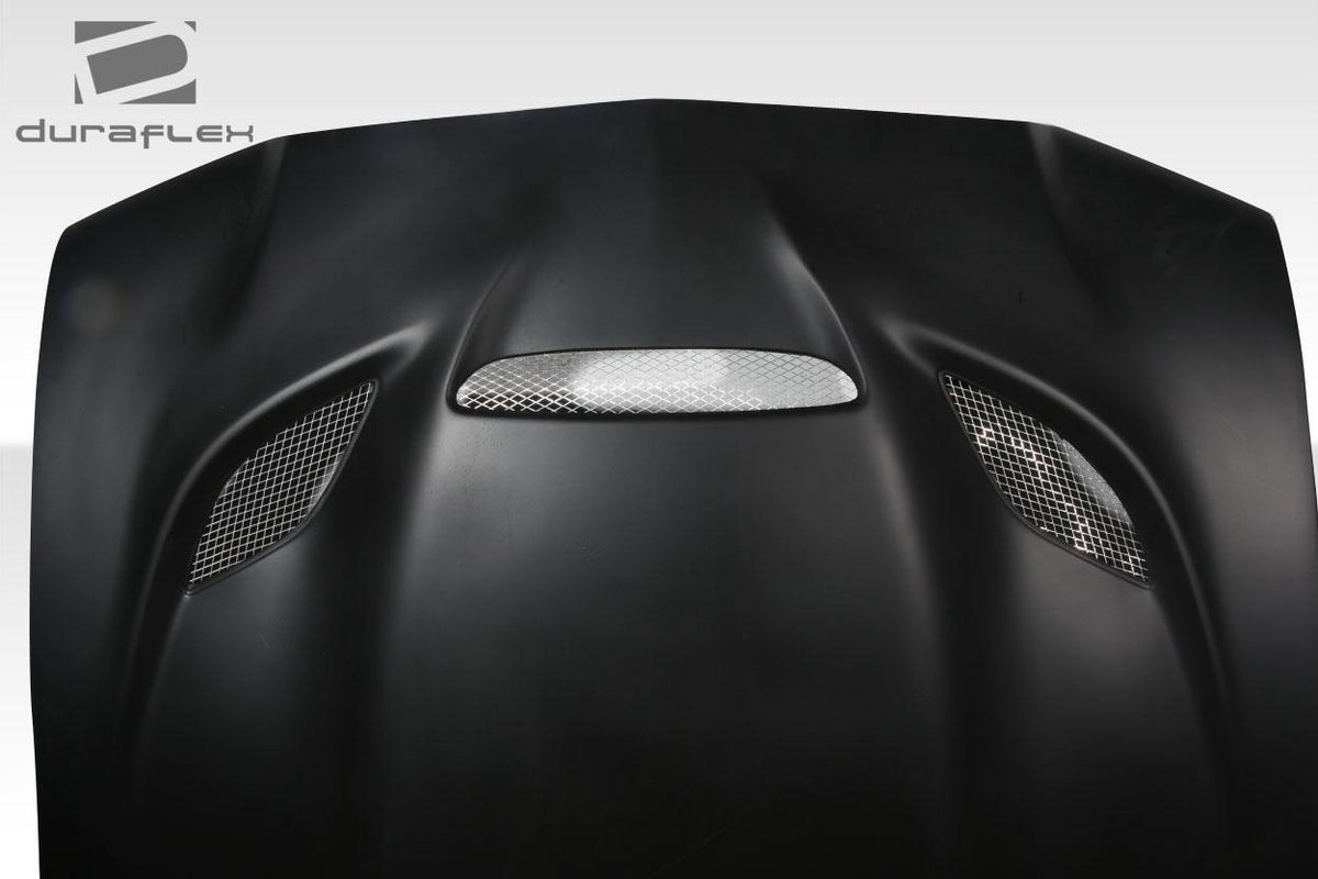 2011-2014 Dodge Charger Hellcat Look Hood, Fiberglass - view 6