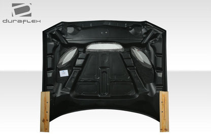 2011-2014 Dodge Charger Hellcat Look Hood, Fiberglass - view 7