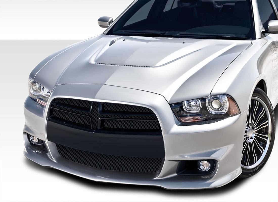 2011-2014 Dodge Charger SRT Look Front Bumper Cover, Fiberglass - view 1