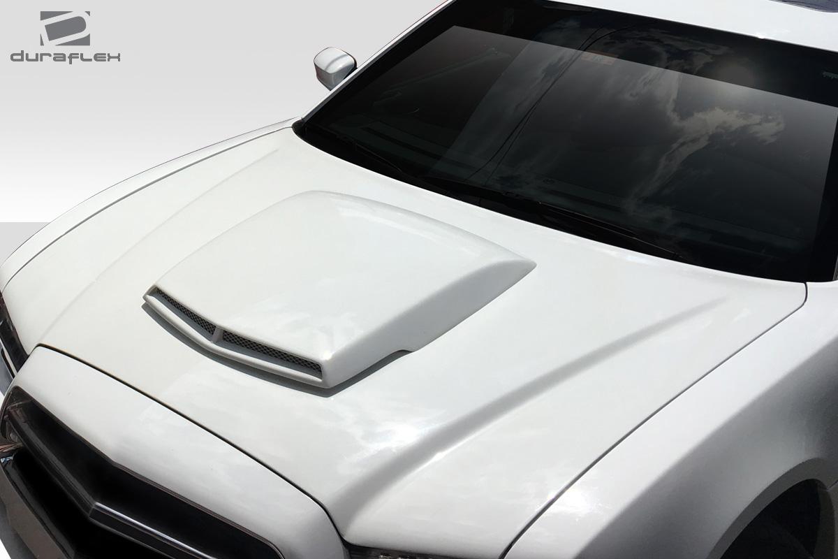 2011-2014 Dodge Charger TA Look Hood, Fiberglass - view 2