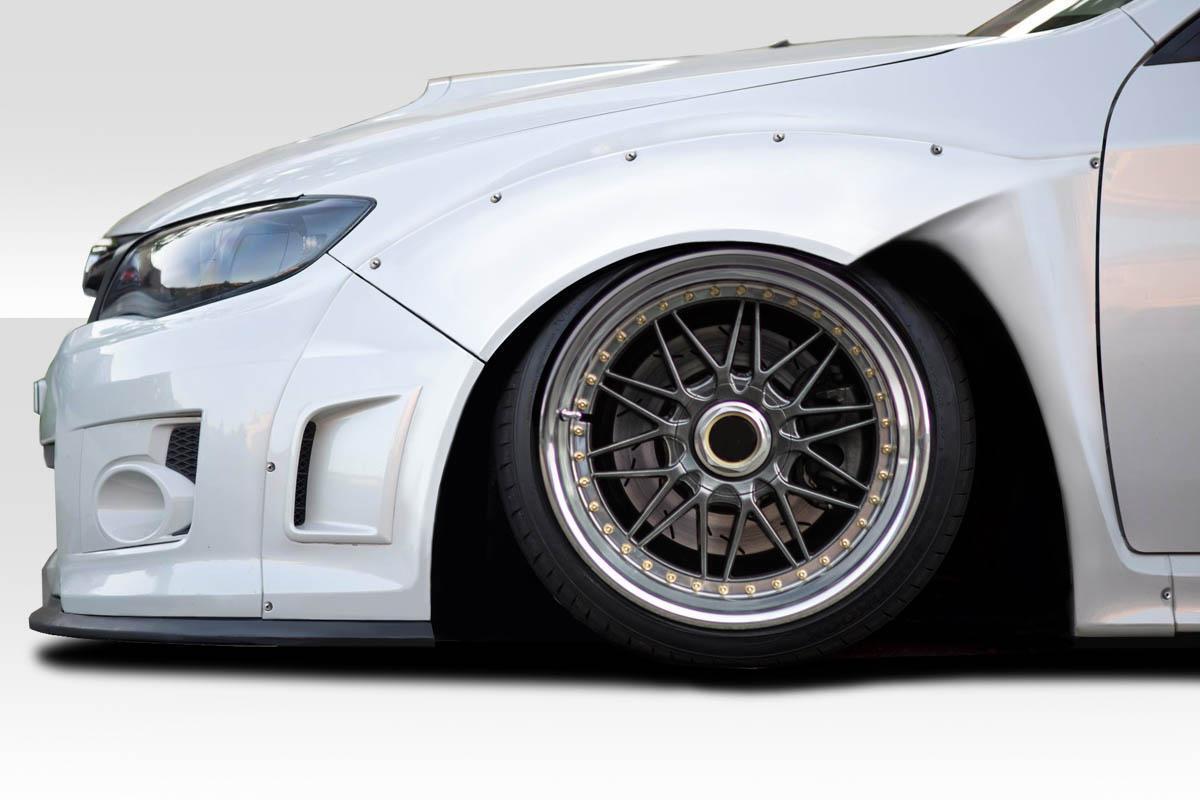 2011-2014 Subaru WRX STI 4DR MTR Wide Body Front Fender Flares - 4 - view 1