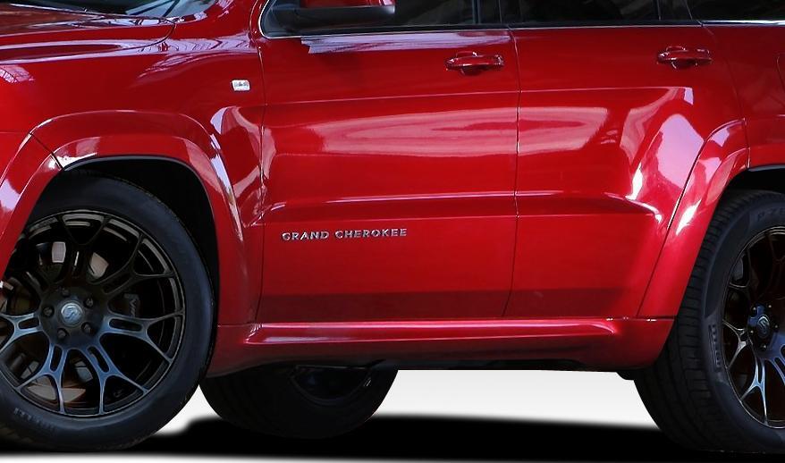2011-2015 Jeep Grand Cherokee SRT Look Side Skirt Rocker Panels - view 1