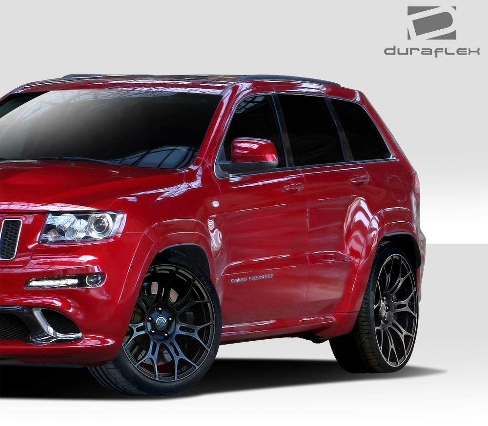 2011-2015 Jeep Grand Cherokee SRT Look Side Skirt Rocker Panels - view 2