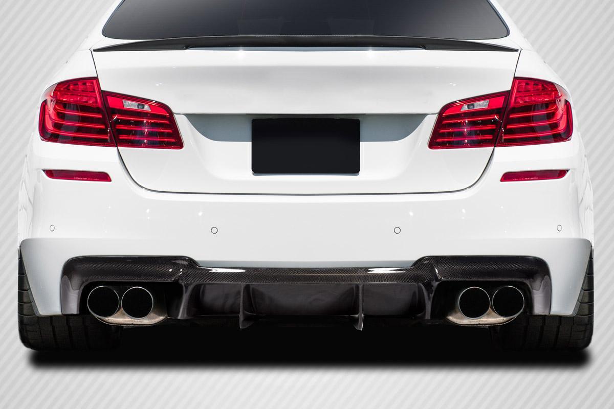 2011-2016 BMW M5 F10 Carbon AF-1 Rear Diffuser, Carbon Fiber - view 1