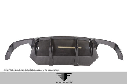 2011-2016 BMW M5 F10 Carbon AF-1 Rear Diffuser, Carbon Fiber - view 6