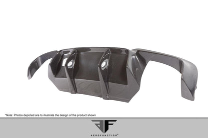 2011-2016 BMW M5 F10 Carbon AF-1 Rear Diffuser, Carbon Fiber - view 7