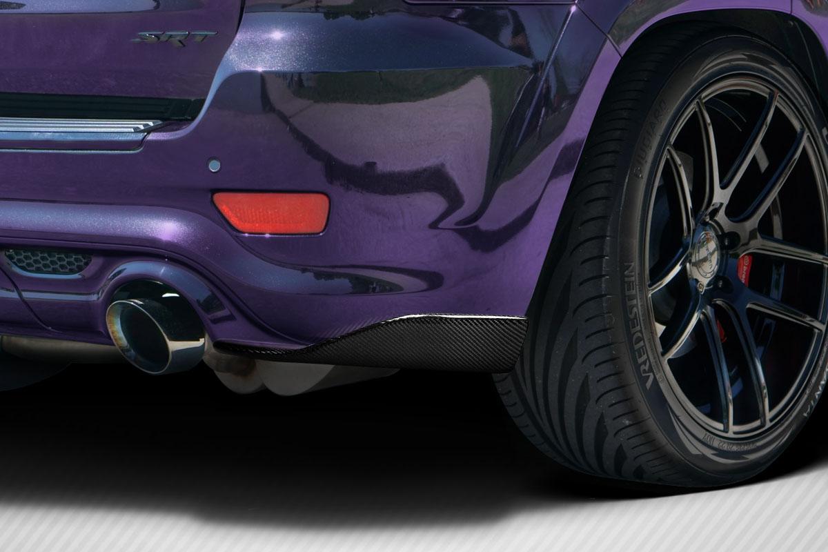 2011-2021 Jeep Grand Cherokee SRT ProAm Rear Lip Add On Spoilers - view 1