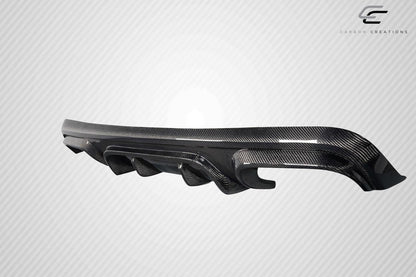 2011-2022 Jeep Grand Cherokee Gamma Rear Diffuser, Carbon Fiber - view 4