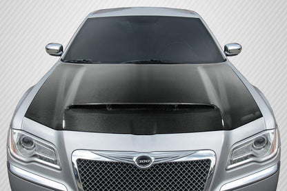2011-2023 Chrysler 300 300C Demon Look Hood, Carbon Fiber - view 1