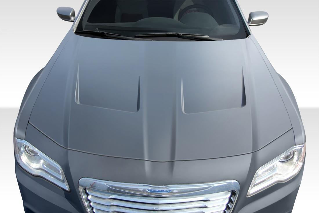 2011-2023 Chrysler 300 Brizio Hood, Fiberglass - view 1