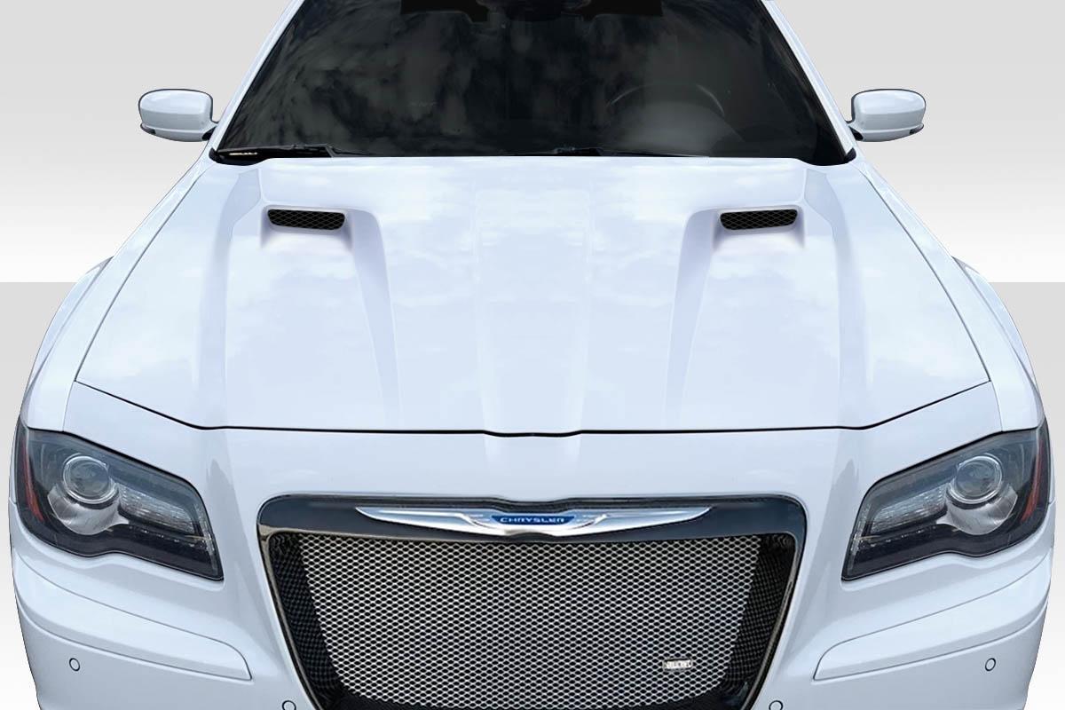 2011-2023 Chrysler 300 Cesta Hood, Fiberglass - view 1